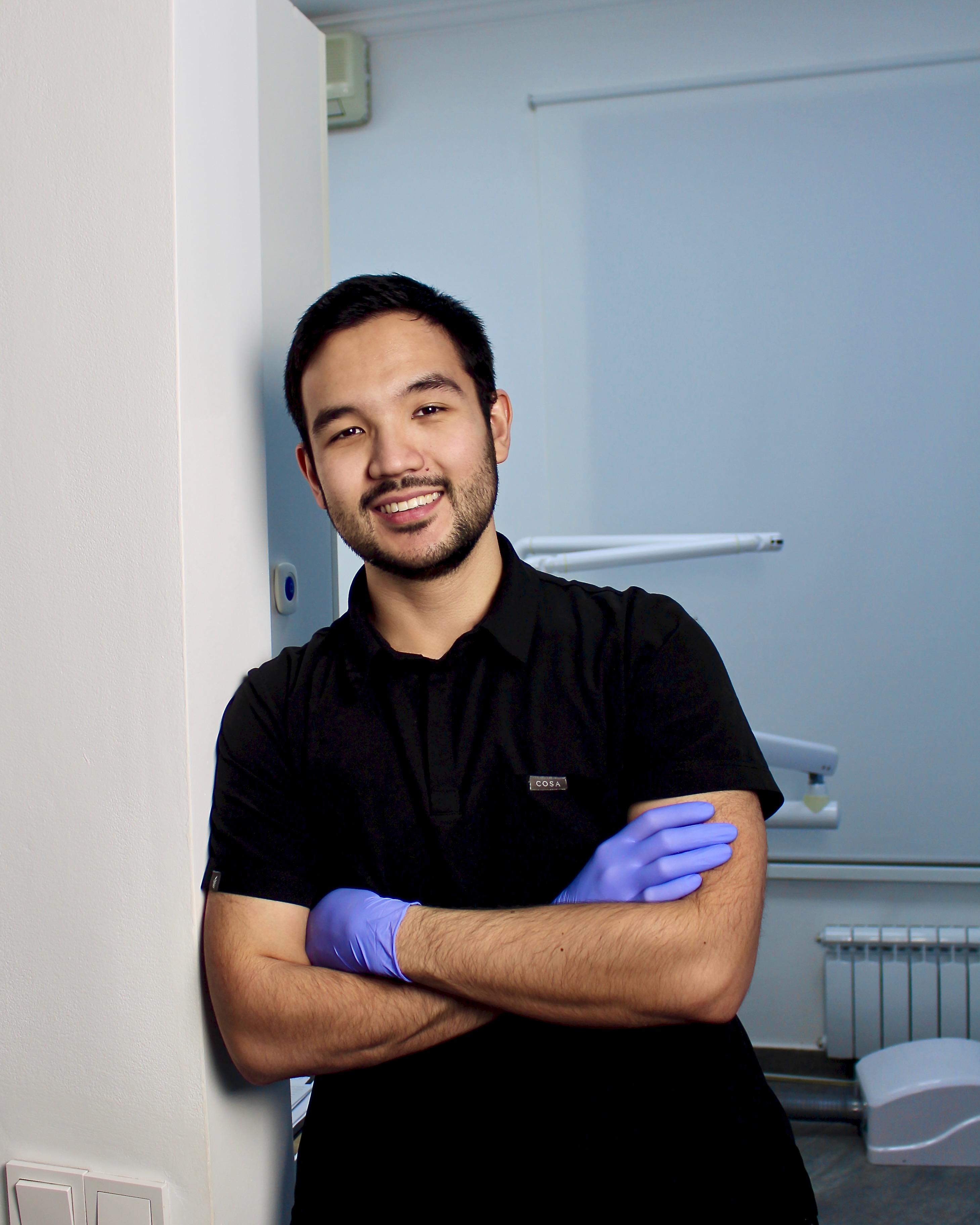 Доктор Санжар Алимбетов за работой